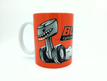 Load image into Gallery viewer, Blitz Cylinder Head Hot Rod 11oz White Ceramic Coffee Mug
