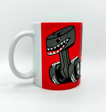 Load image into Gallery viewer, CAUTION-OCTANE FUEL 11oz Funny Hot Rod White Ceramic Coffee Mug