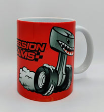 Load image into Gallery viewer, Aggression Hot Rod 11oz White Ceramic Coffee Mug
